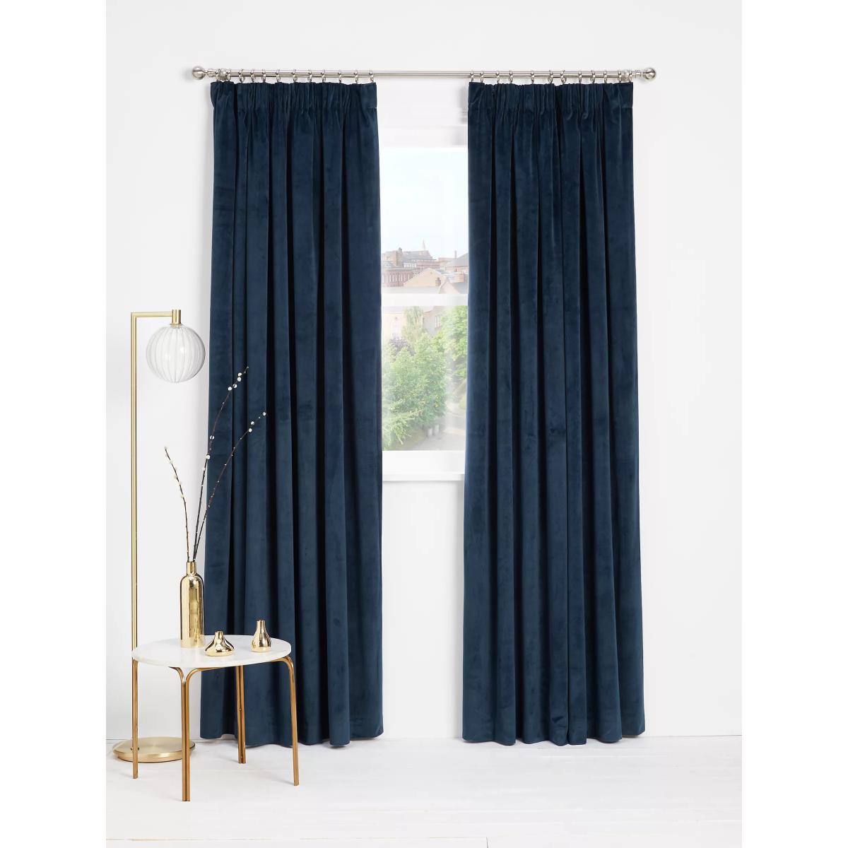 John Lewis & Partners Velvet Pair Lined Pencil Pleat Curtains – image 2
