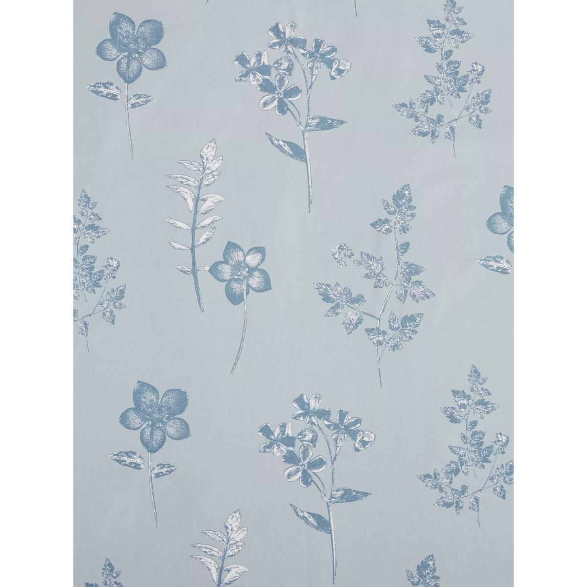 John Lewis & Partners Mabel Pair Blackout Lined Pencil Pleat Curtains, Ice Blue – image 6