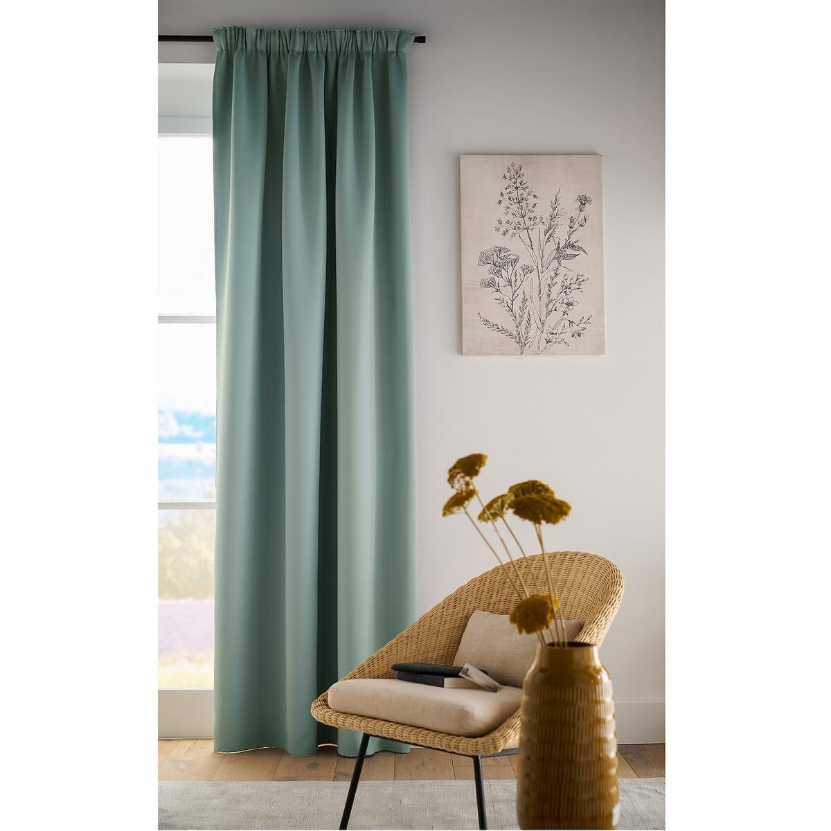 Voda Double-Sided Single Blackout Curtain with Gathered Header – image 2