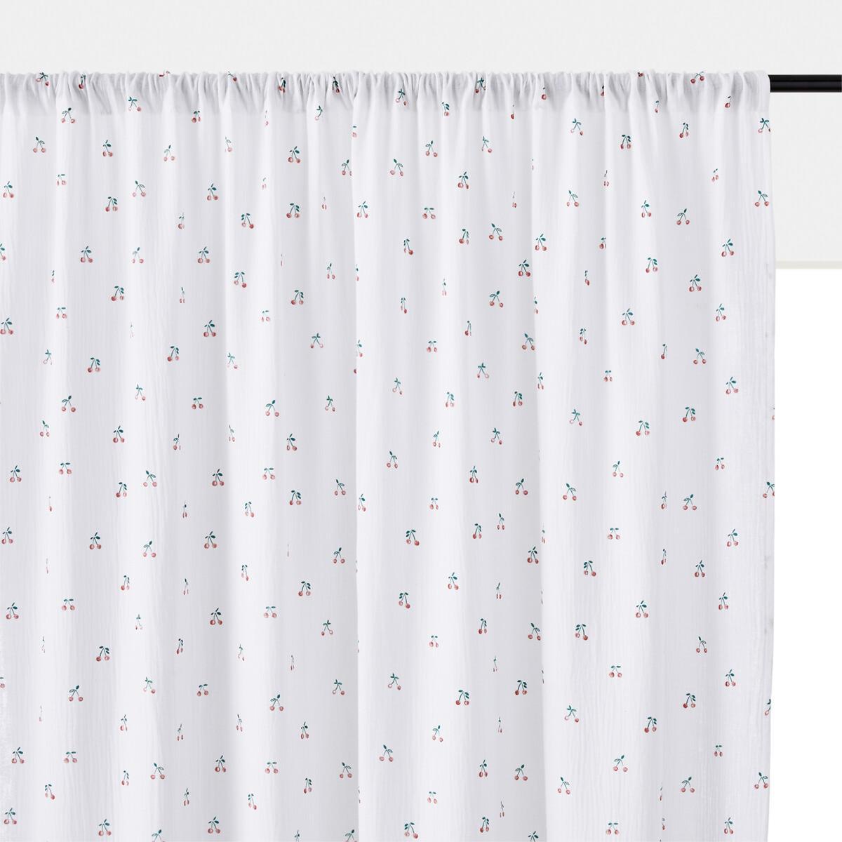Griotte Cotton Muslin Curtain Panel – image 2