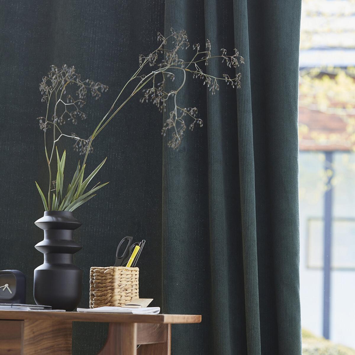 Olavi Single Corduroy Curtain with Hidden Tabs – image 5