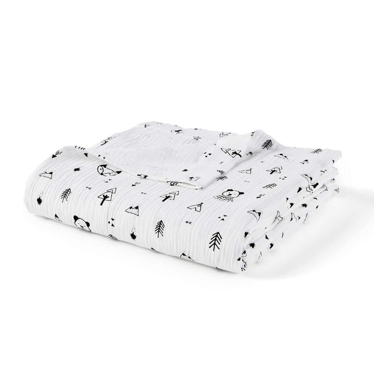 Forest Camp Cotton Muslin Curtain Panel – image 3