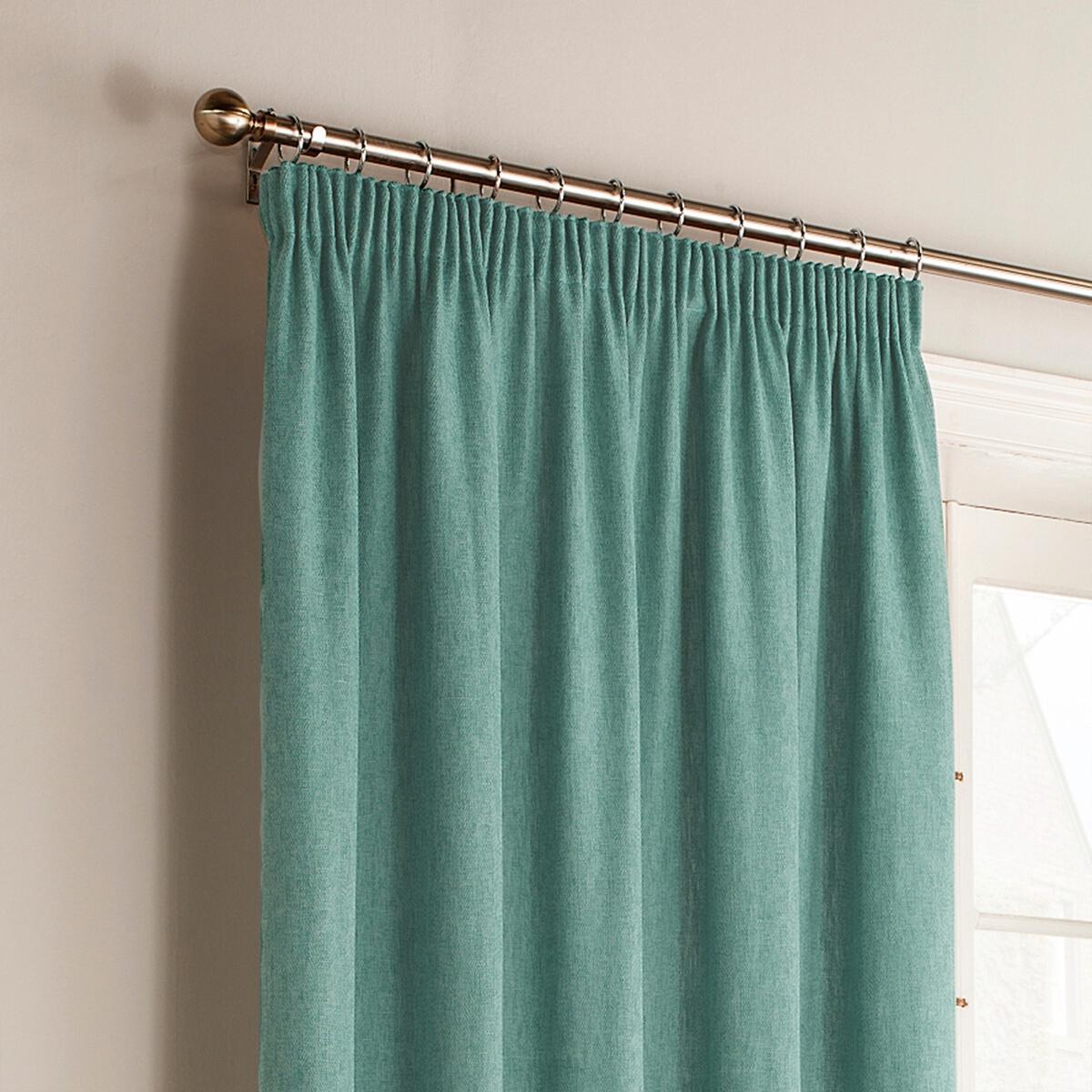 Harrison Herringbone Weave Pencil Pleat Curtains – image 1