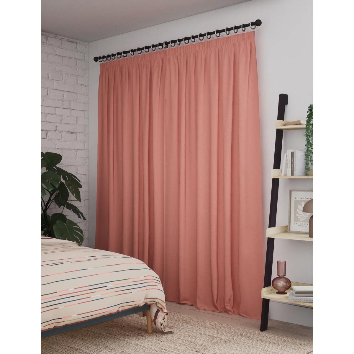 M&S Pure Cotton Pencil Pleat Curtains - NAR54 - Green, Green,Clay,Stone,Neutral – image 5