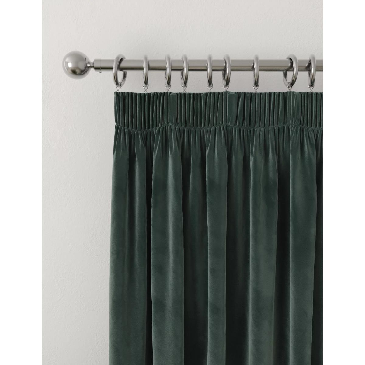 M&S Velvet Pencil Pleat Blackout Curtains - WDR90 - Champagne, Champagne,Soft Pink,Grey,Navy,Duck Egg,Charcoal,Forest Green,Rust – image 4