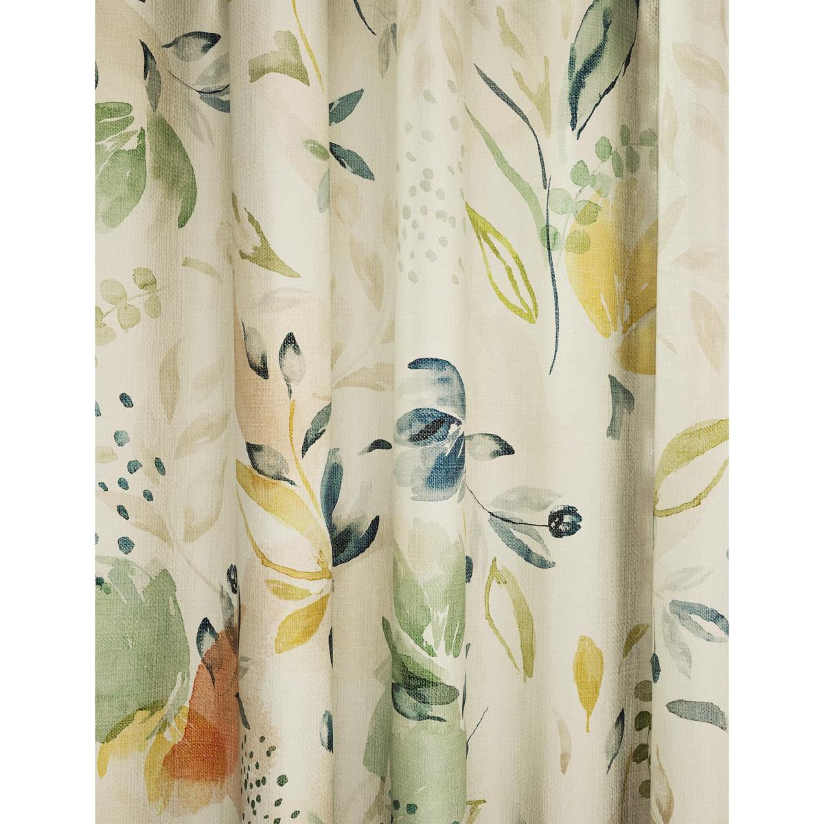 M&S Watercolour Floral Pencil Pleat Curtains - WDR90 - Multi, Multi – image 2