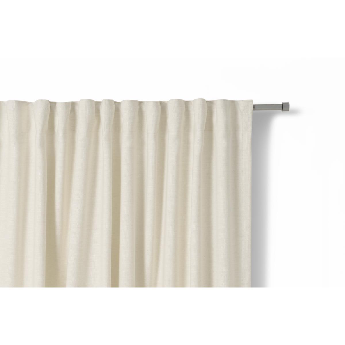 Elena Lined Pair of Curtains, 150 x 260 cm, White – image 2
