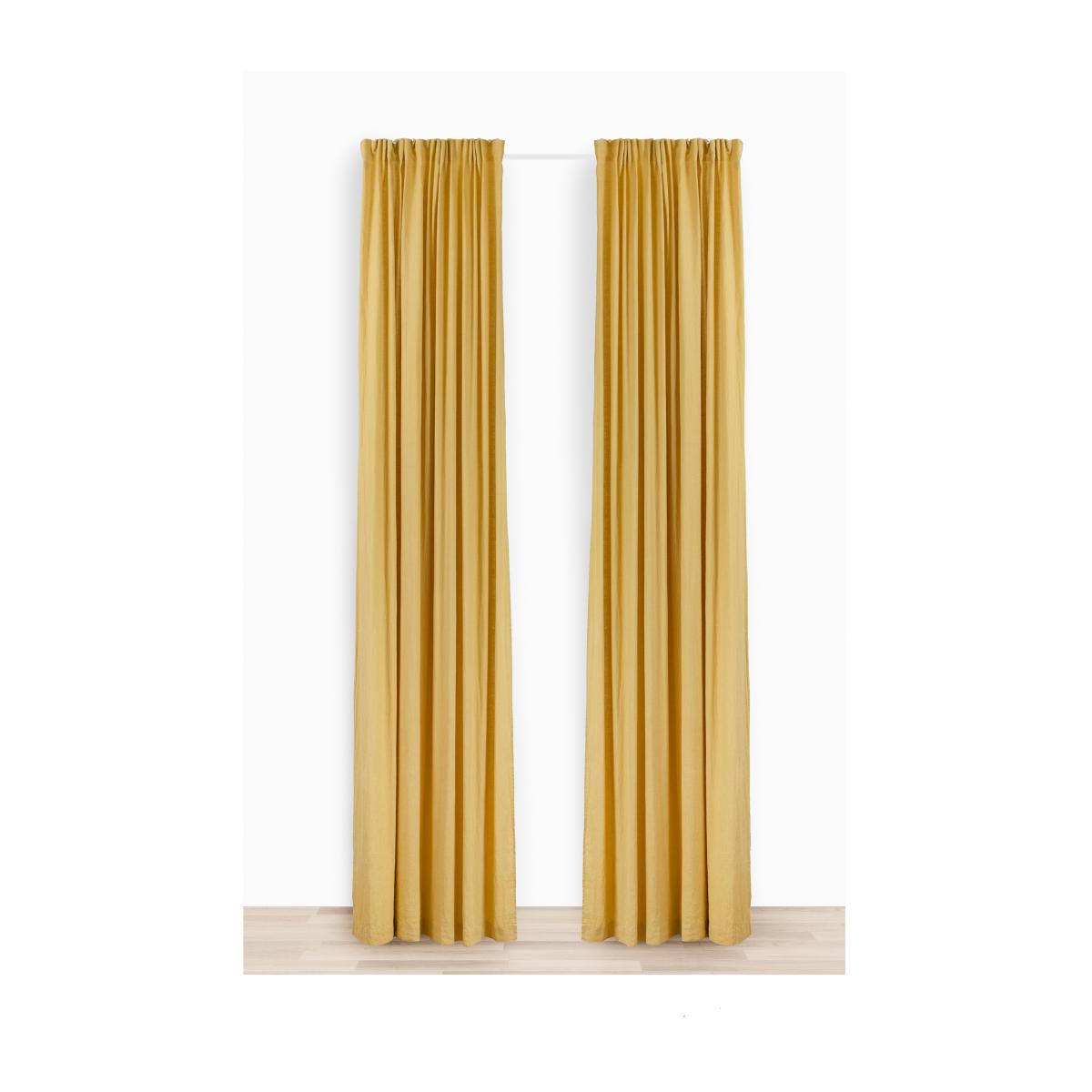 Sunshine curtain with tie 140x290 cm Honey (yellow) – image 2