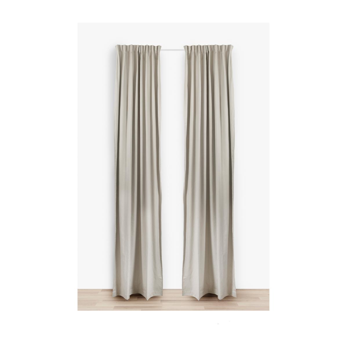 Eclipse blackout curtain 135x290 cm White – image 2