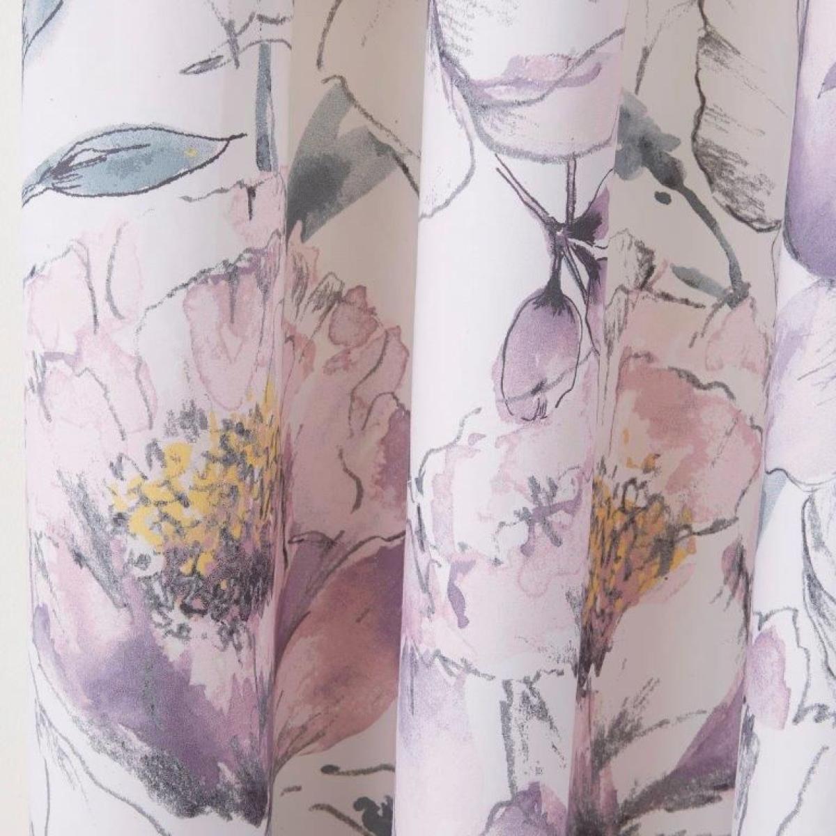 Dream & Drapes Peony Amethyst Curtains 66x72 – image 3