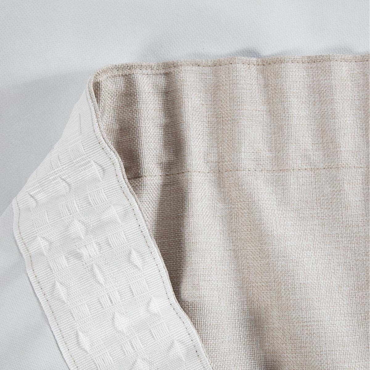 Eclipse Natural Blackout Thermal Lined Pencil Pleat Curtains - Natural / 72in / 46in – image 2