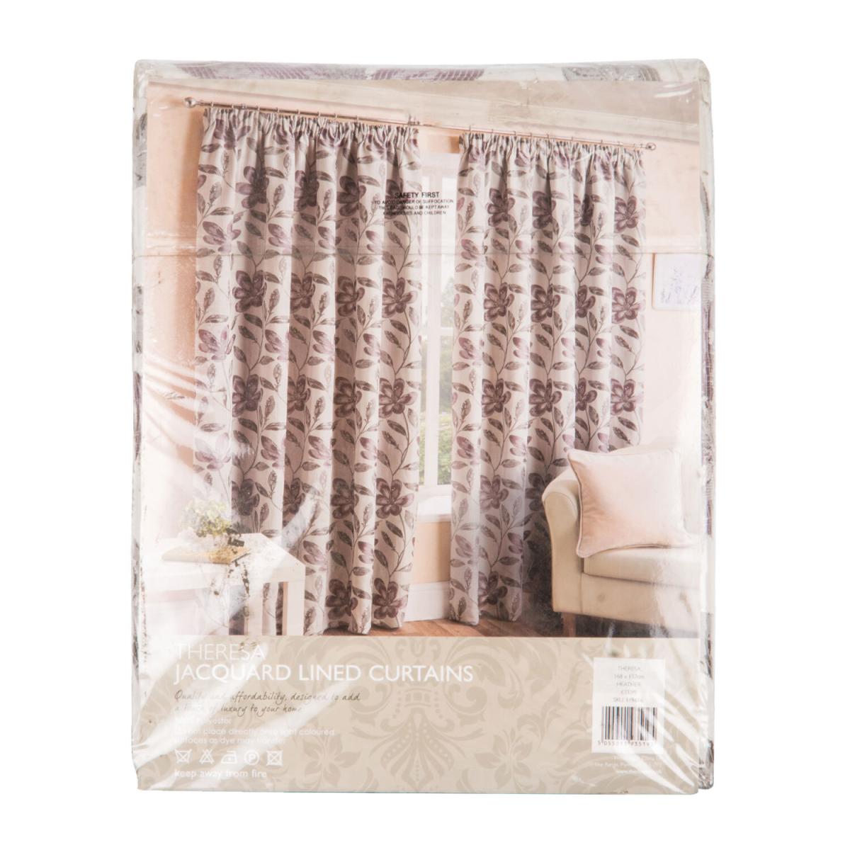 Theresa Taped Curtains - Heather – image 2