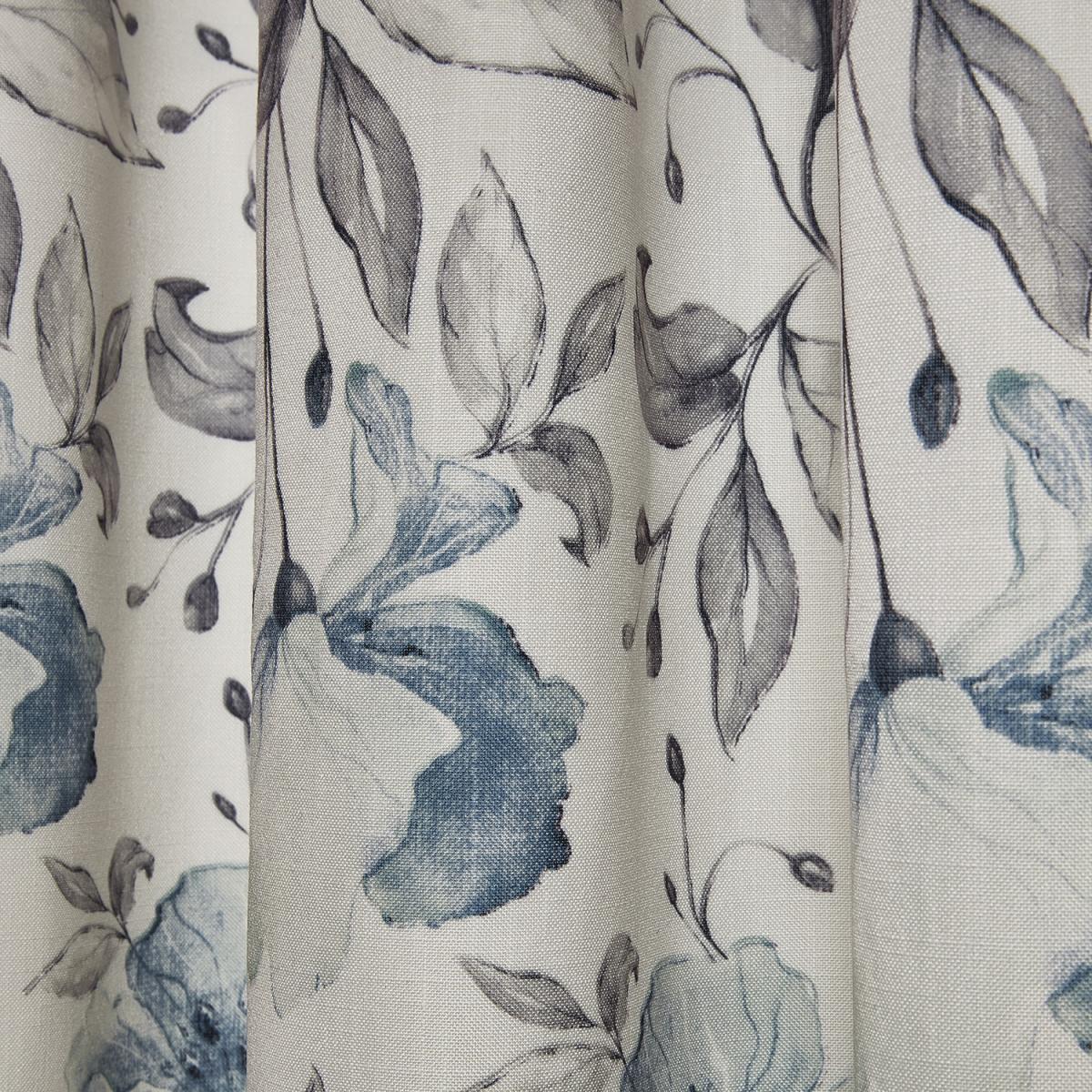Bloomsbury Printed Curtains - Blue / 183cm / 169cm – image 4