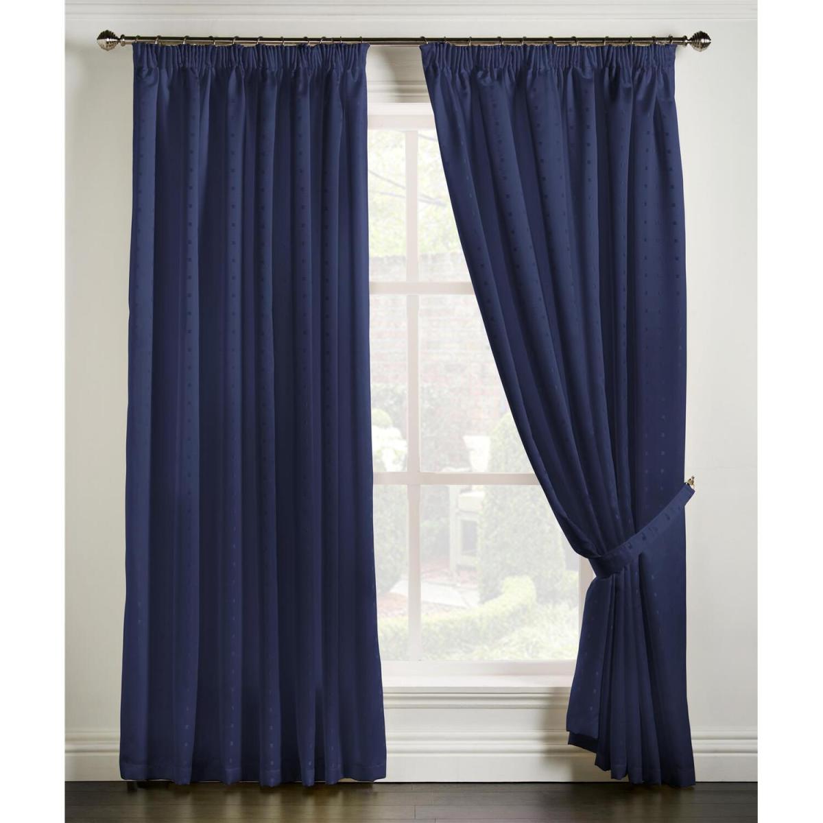 Adiso Pencil Pleat Taped Top Curtains - Medium Red / 117cm / 137cm – image 13