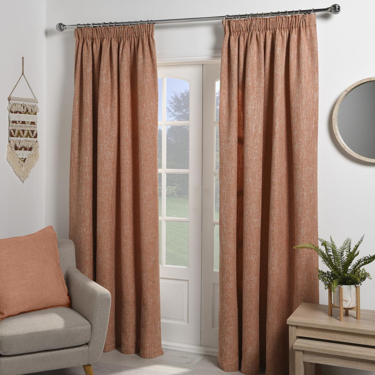 Salisbury Tape Curtain - Mandarin / 229cm – image 2