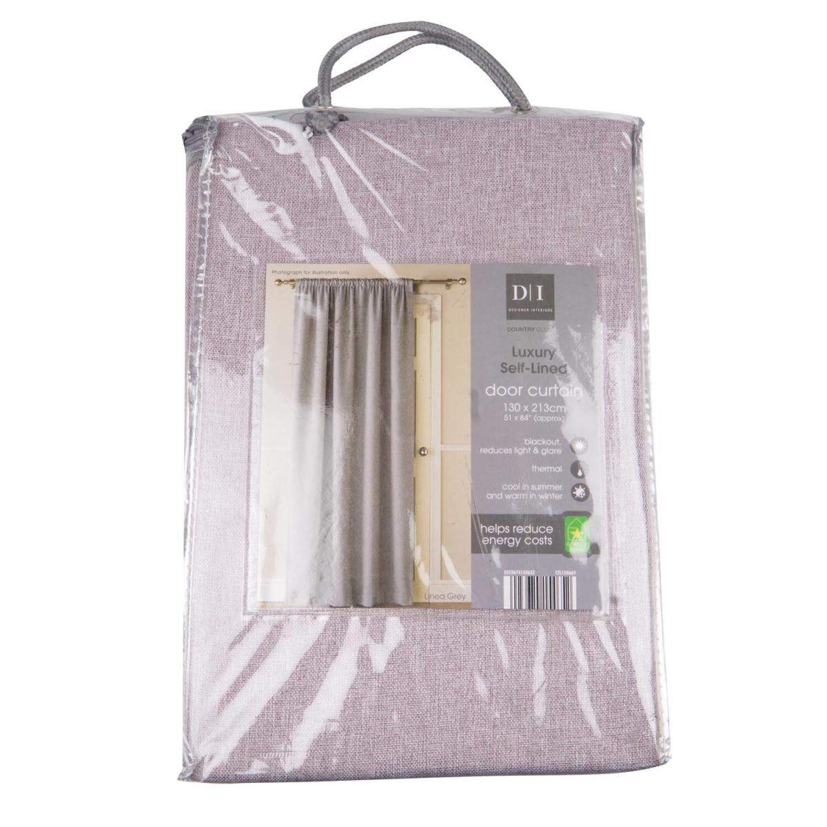 Linea Door Curtain - Grey – image 2