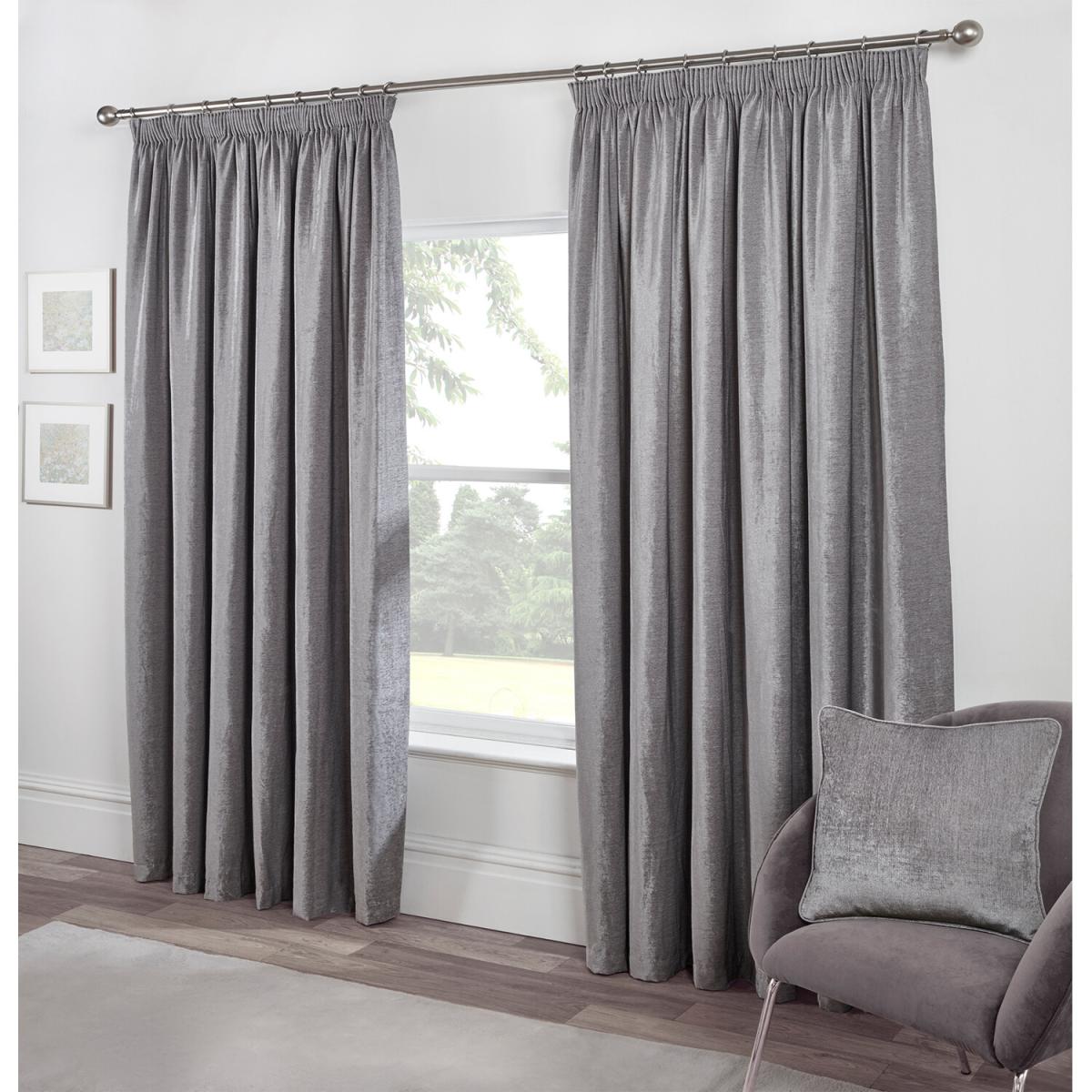 Chenille Taped Curtains - Blush / 137cm / 168cm – image 8