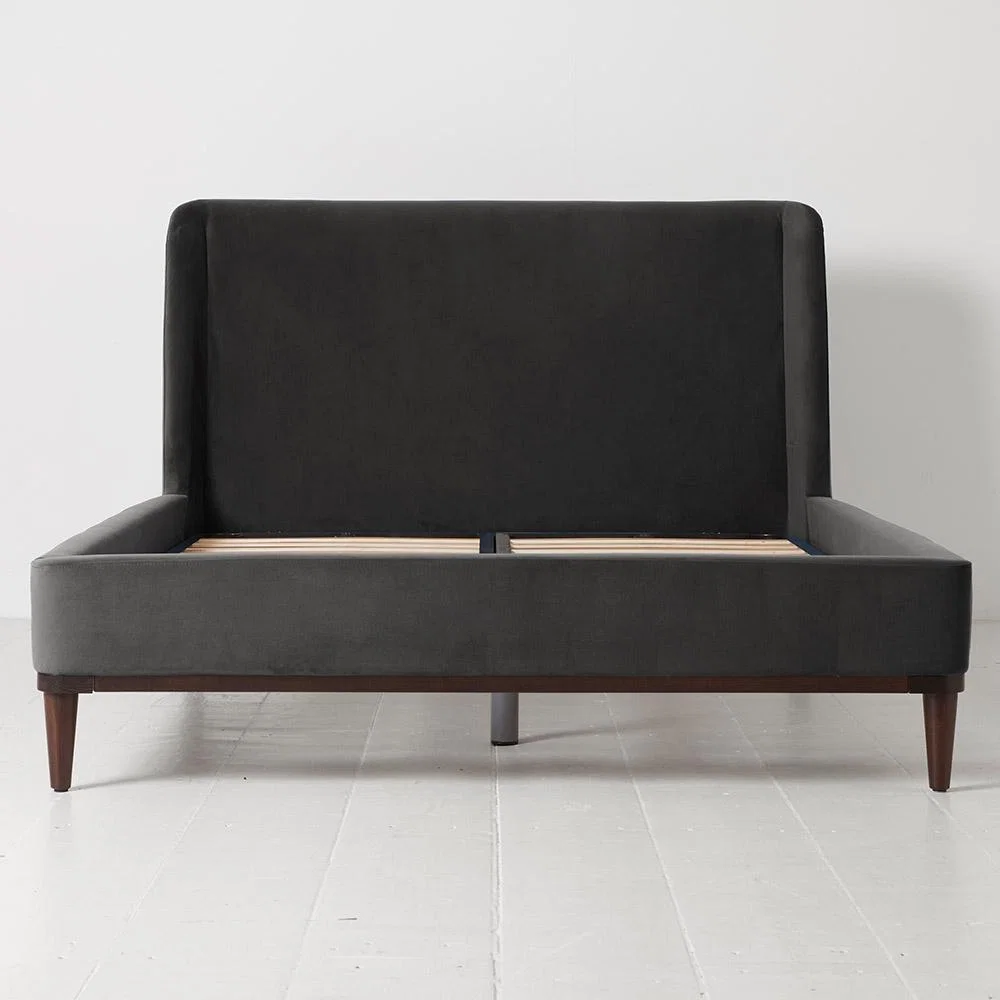 Swyft Bed 02 Charcoal Velvet Bed in a Box - Double – image 1