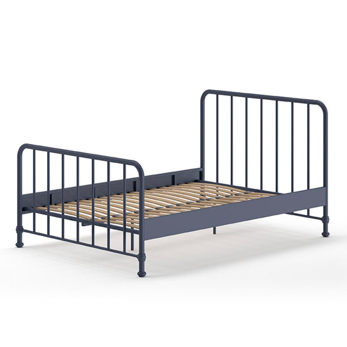 Vipack Bronxx Metal Double Bed - Matte Black – image 3
