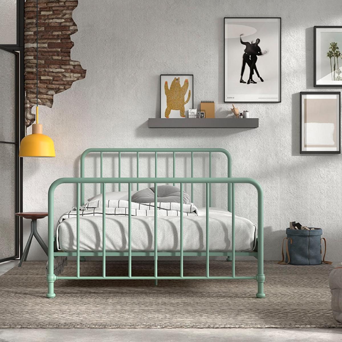 Vipack Bronxx Metal Double Bed - Matte Black – image 5