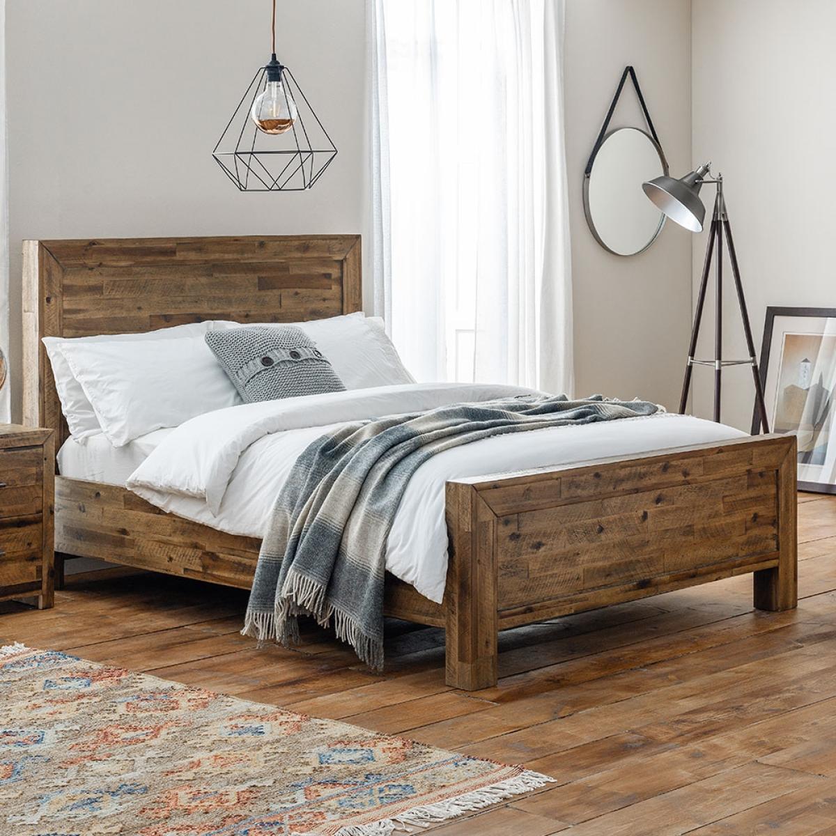 Julian Bowen Hoxton Wooden Bed - Double – image 1