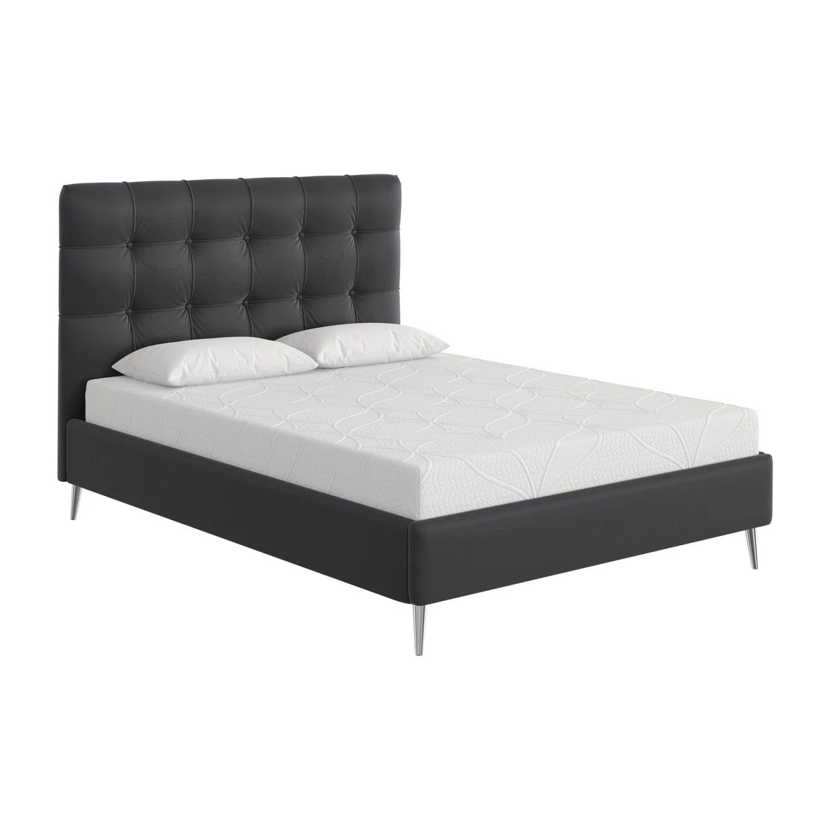 Mandarin Bed Frame - Double - Black – image 1