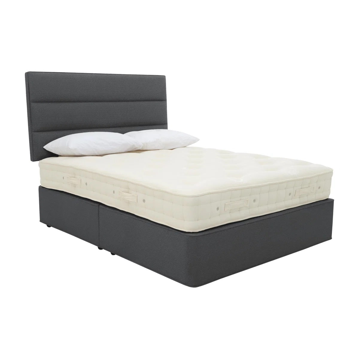 Hypnos - Bespoke Bliss Divan Set - Double - Grey – image 1