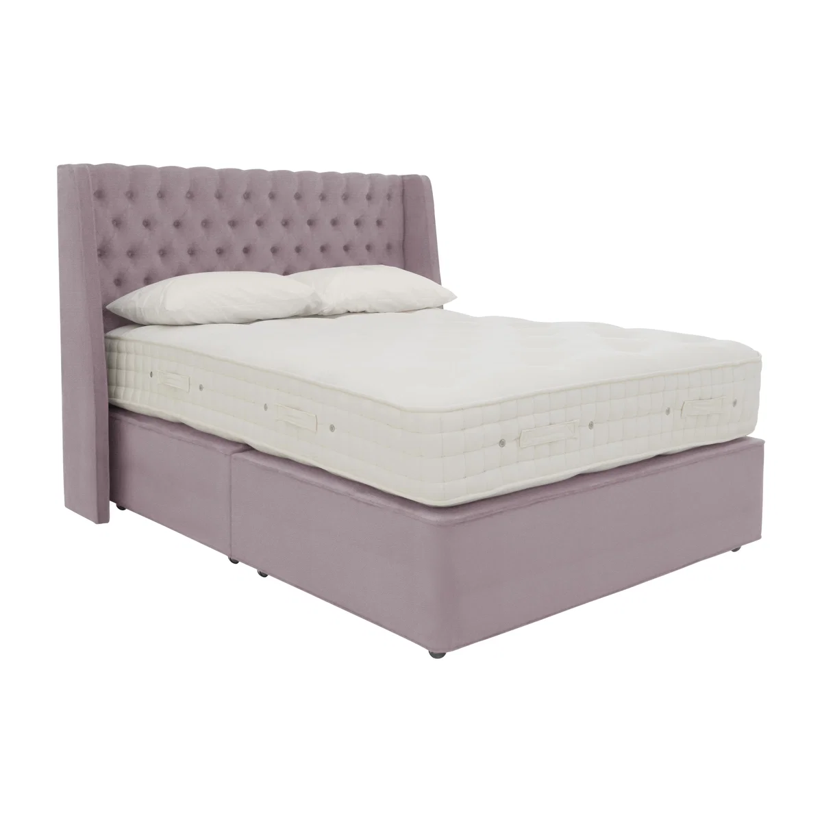 Hypnos - Bespoke Grandeur Divan Set - Double - Pink – image 1