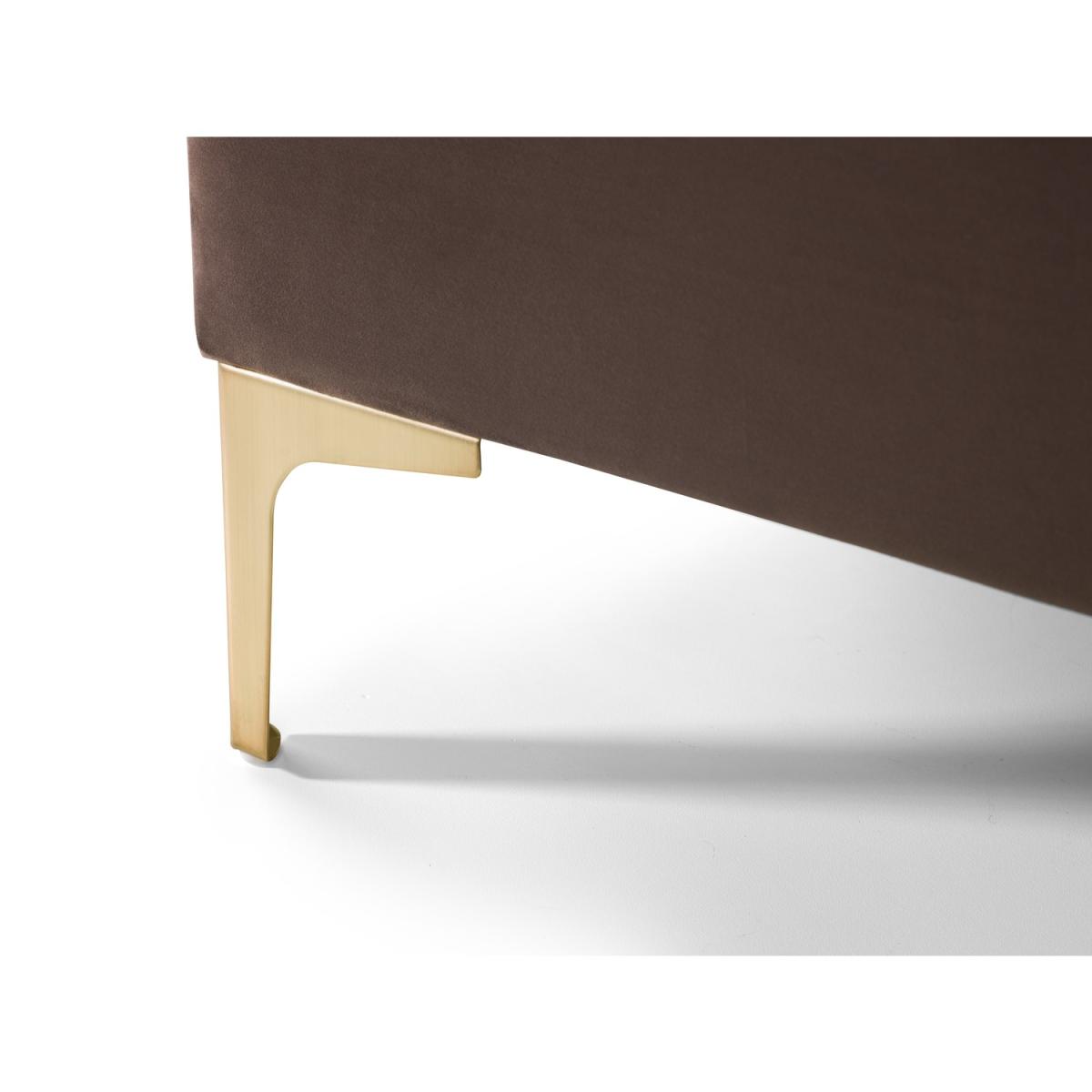 Julian Bowen Scalloped Velvet Double Bed Frame in Grey – image 3