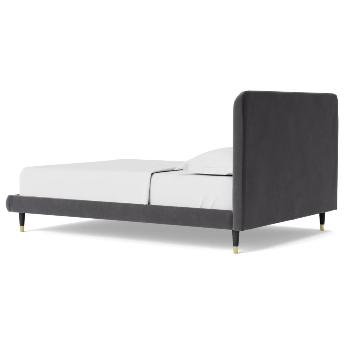 Swoon Brockham Double Velvet Bed Frame - Granite Grey – image 5