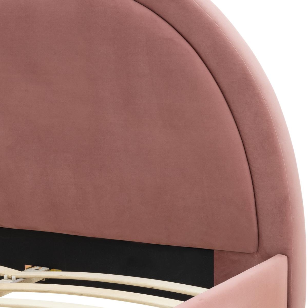 Habitat Sol Sunrise Double Velvet Bed Frame - Pink – image 6