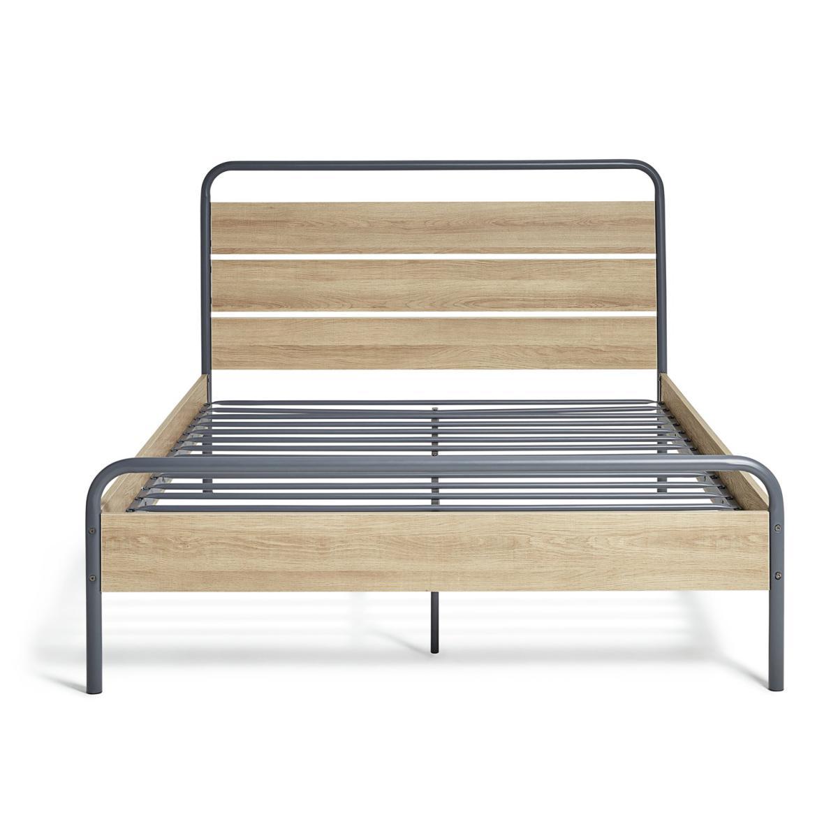 Habitat Industrial Small Double Bed Frame - Grey – image 3
