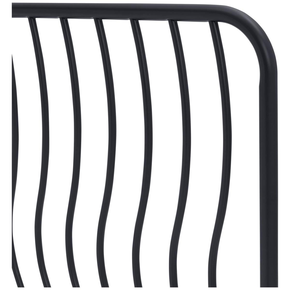 Habitat Wave Double Metal Bed Frame - Black – image 10