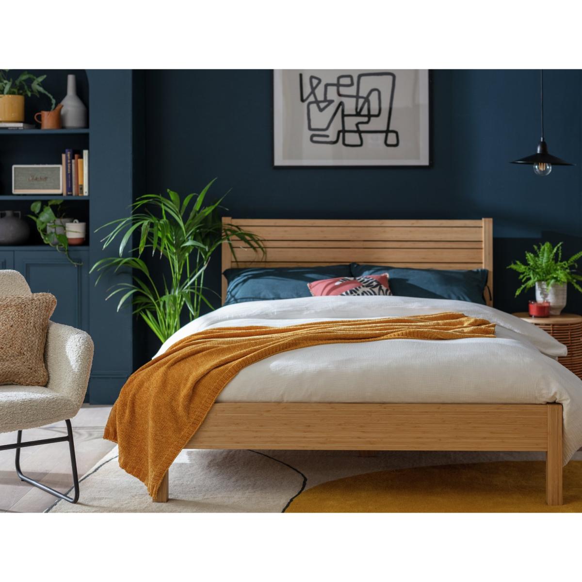 Habitat Eave Bamboo Double Bed Frame - Natural – image 11