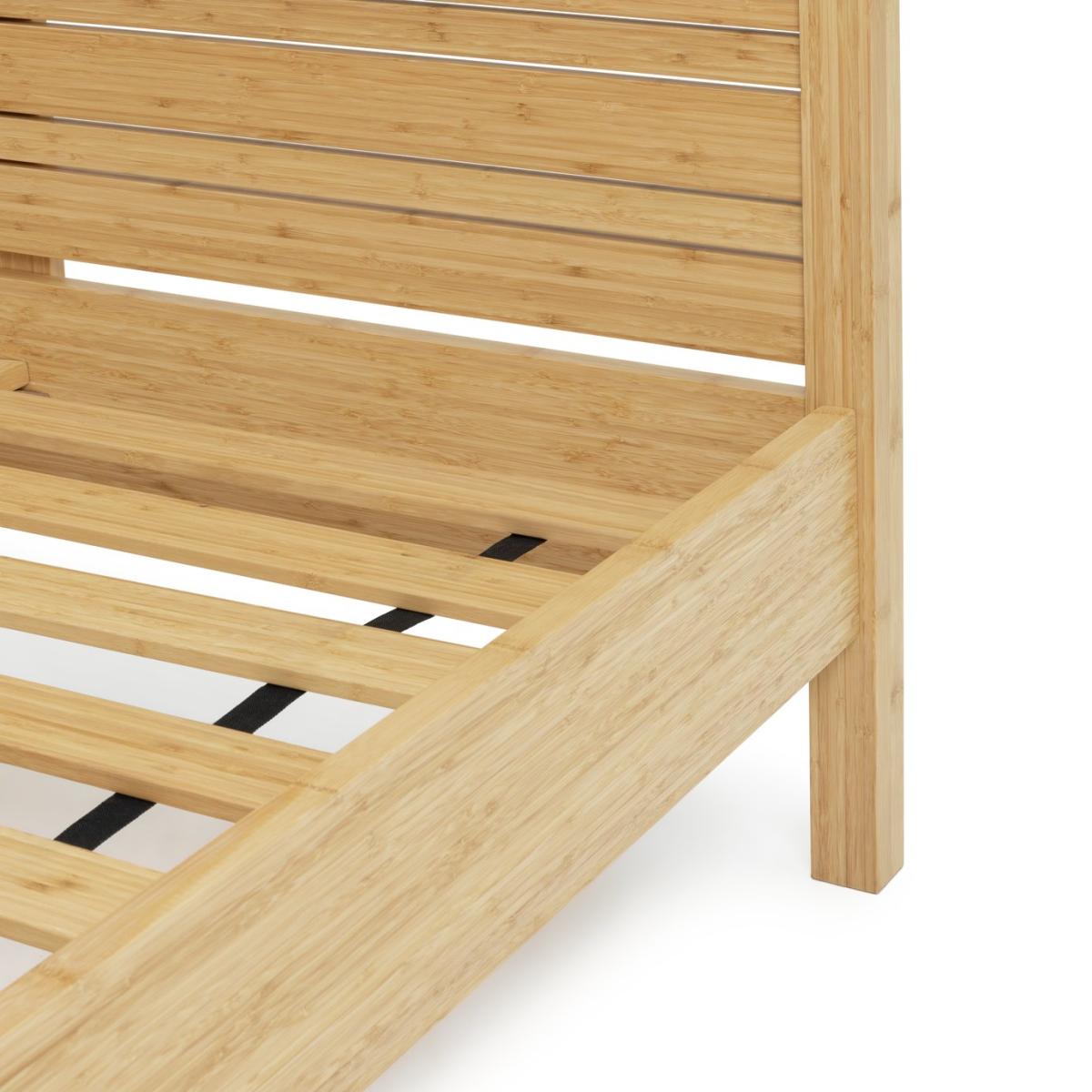 Habitat Eave Bamboo Double Bed Frame - Natural – image 8