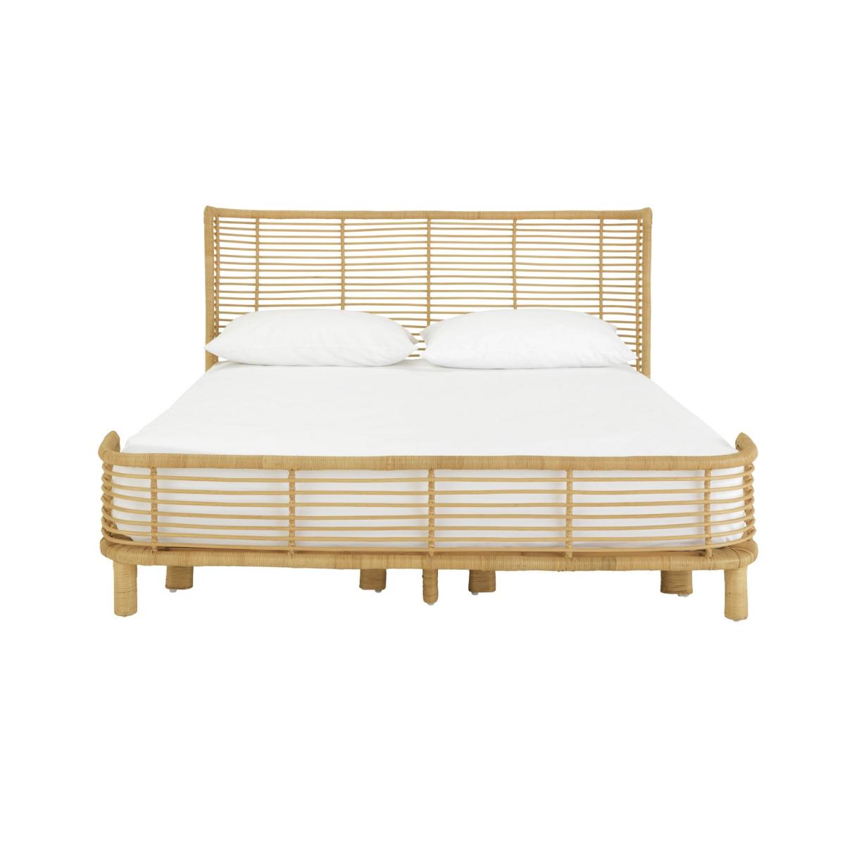 Habitat Nadia Double Rattan Bed Frame - Natural – image 4