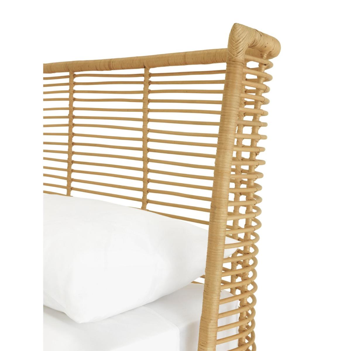 Habitat Nadia Double Rattan Bed Frame - Natural – image 5