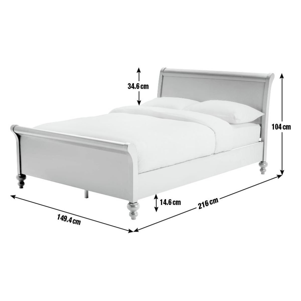 Habitat Vermont Double Bed Frame - Charcoal – image 3