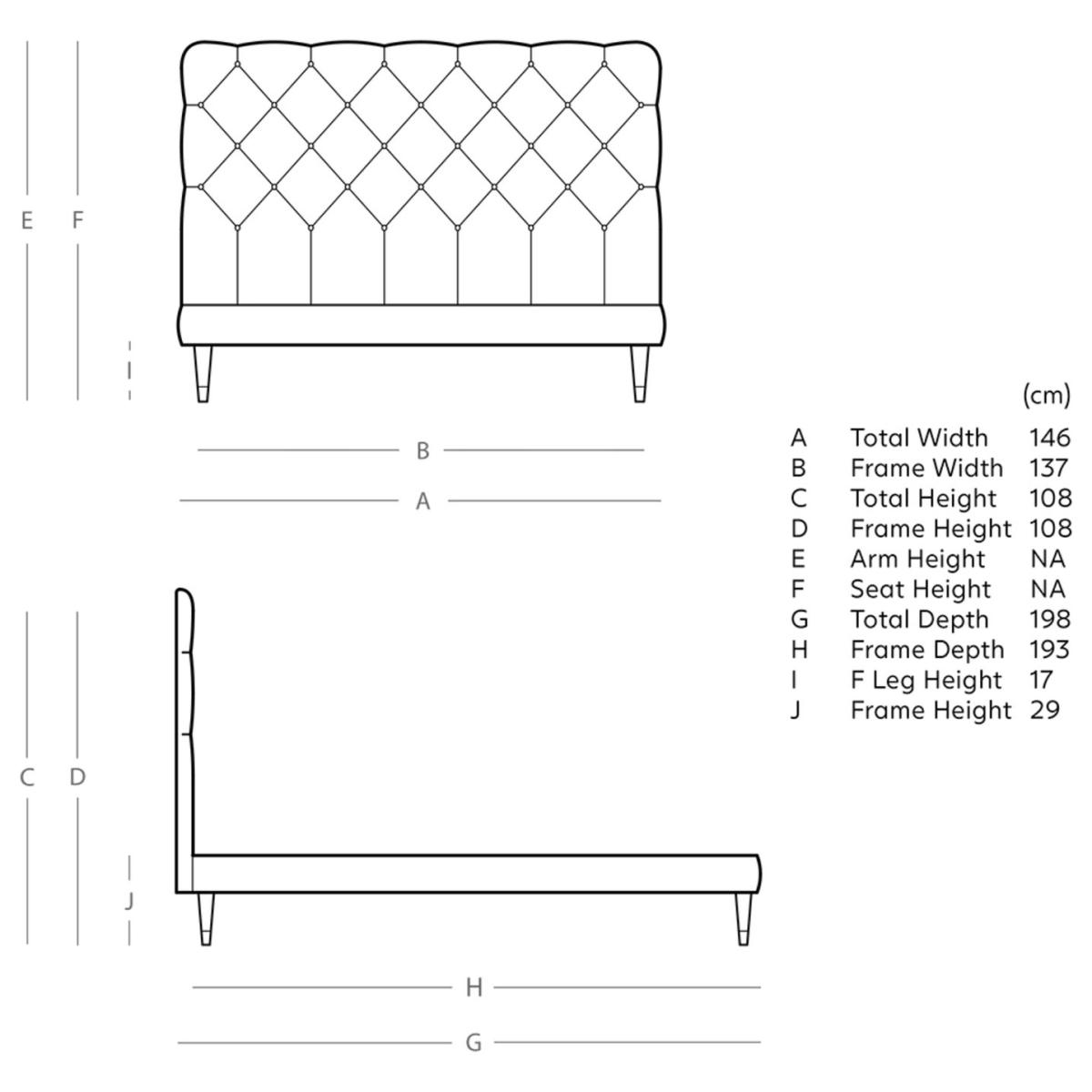 Swoon Burbage Double Velvet Bed Frame - Granite Grey – image 6