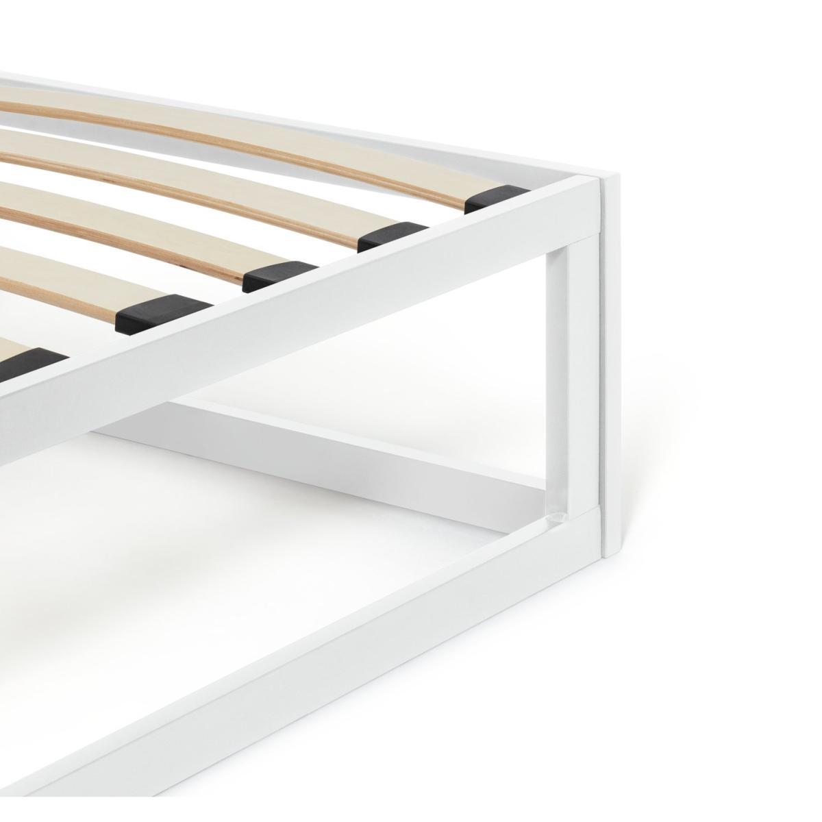 Habitat Platform Double Bed Frame - White – image 5