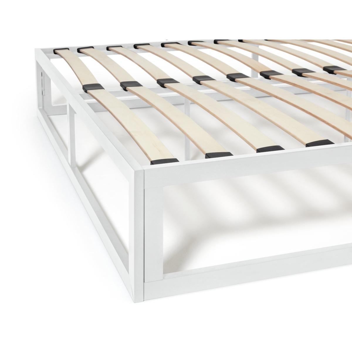 Habitat Platform Double Bed Frame - White – image 6