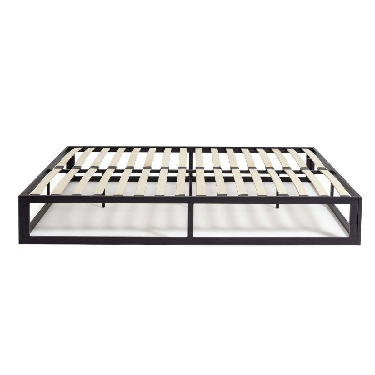 Habitat Platform Small Double Bed Frame - Black – image 3