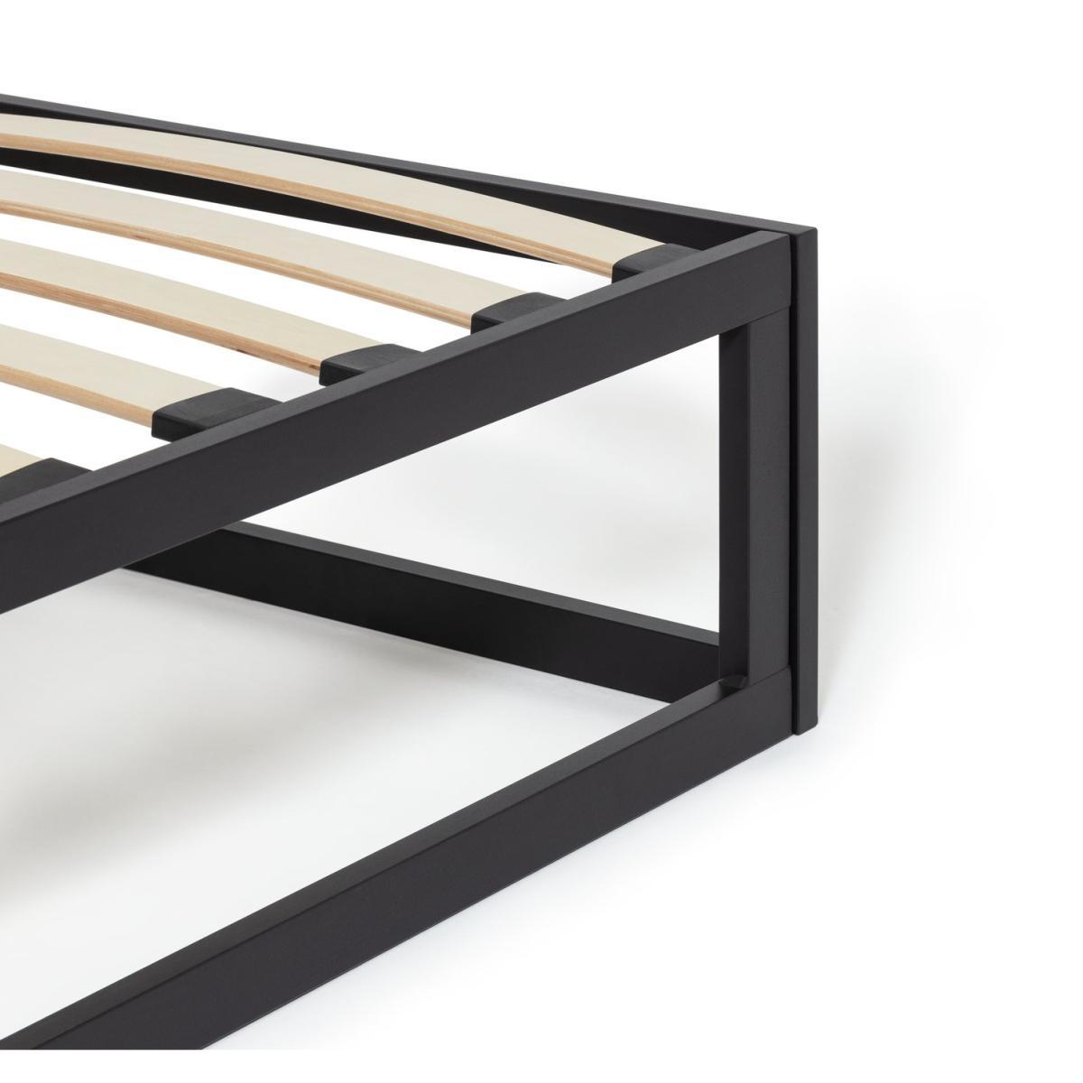 Habitat Platform Small Double Bed Frame - Black – image 5
