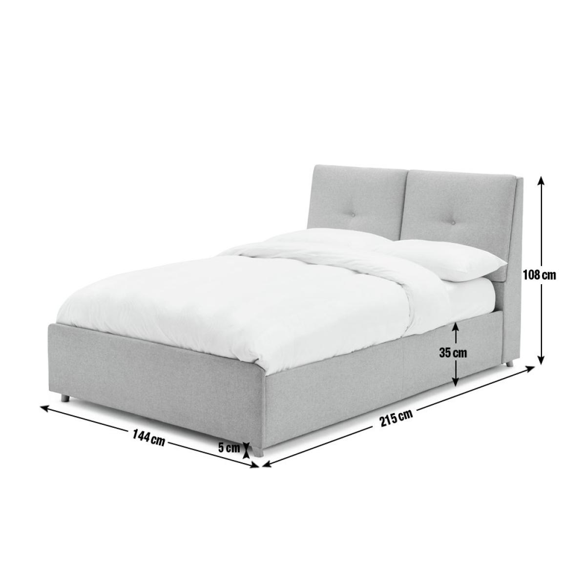 Habitat Jakob Double Bed Frame - Grey – image 4