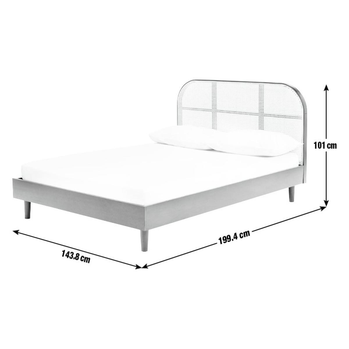 Habitat Peio Double Oak Bed Frame - Black – image 3