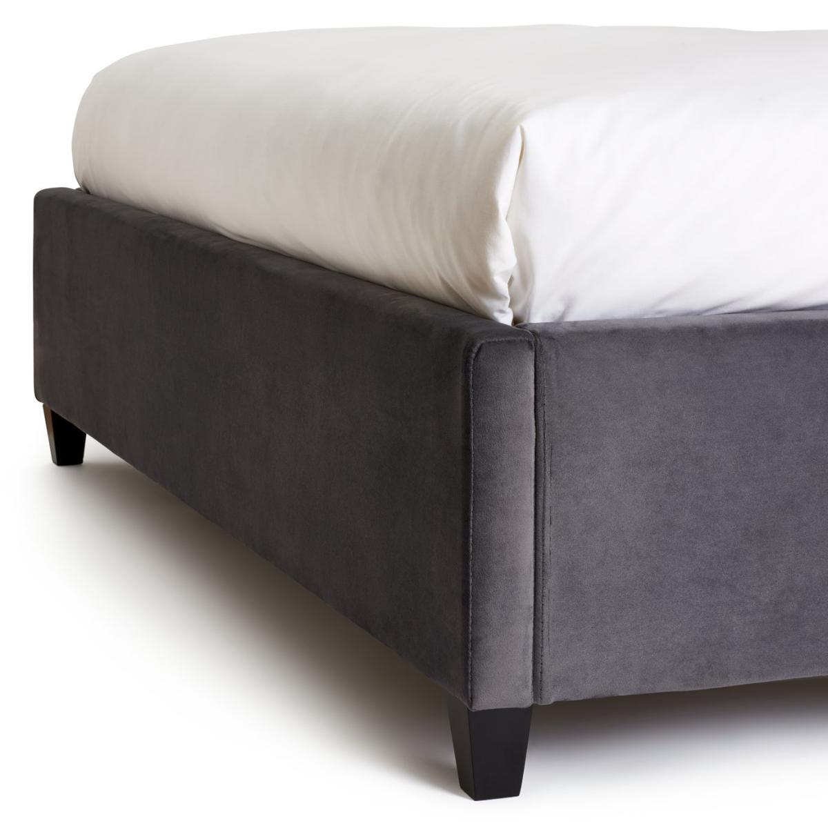 Habitat Maddison Velvet Double Bed Frame - Grey – image 6