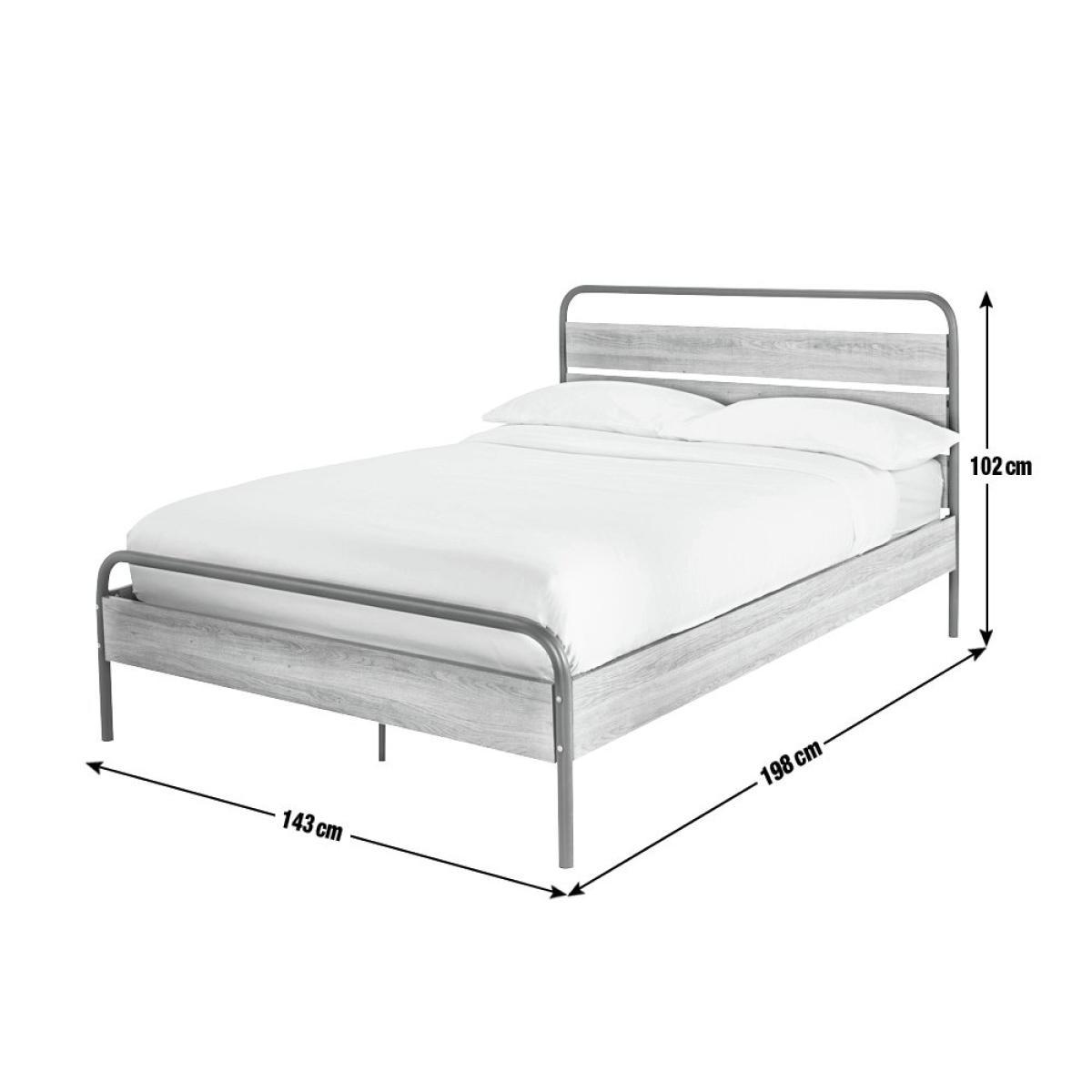 Habitat Industrial Double Bed Frame - Grey – image 12