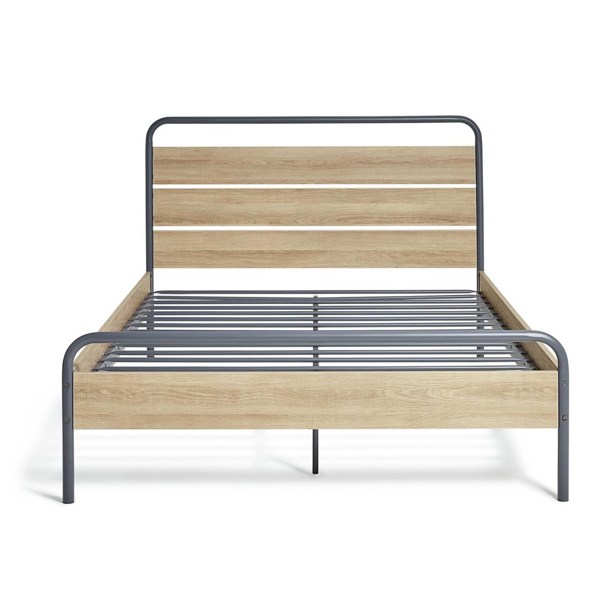 Habitat Industrial Double Bed Frame - Grey – image 3