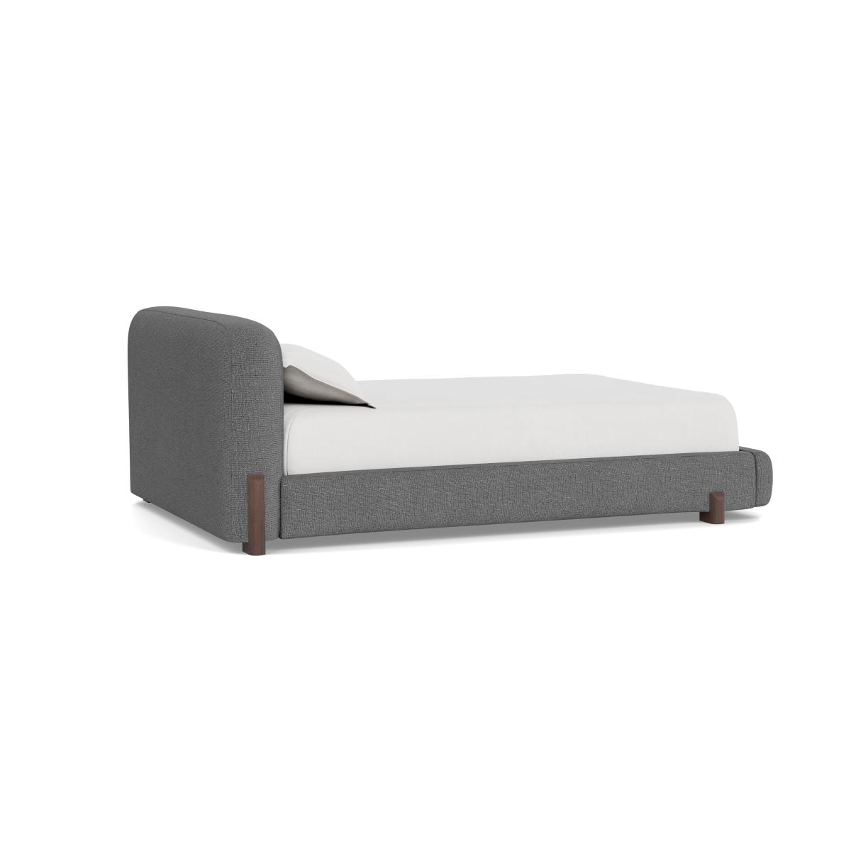 Heal's Nuvola Double Bed Tejo Recycled Noir Natural Oak Feet - Heal's UK Bedroom Furniture – image 4