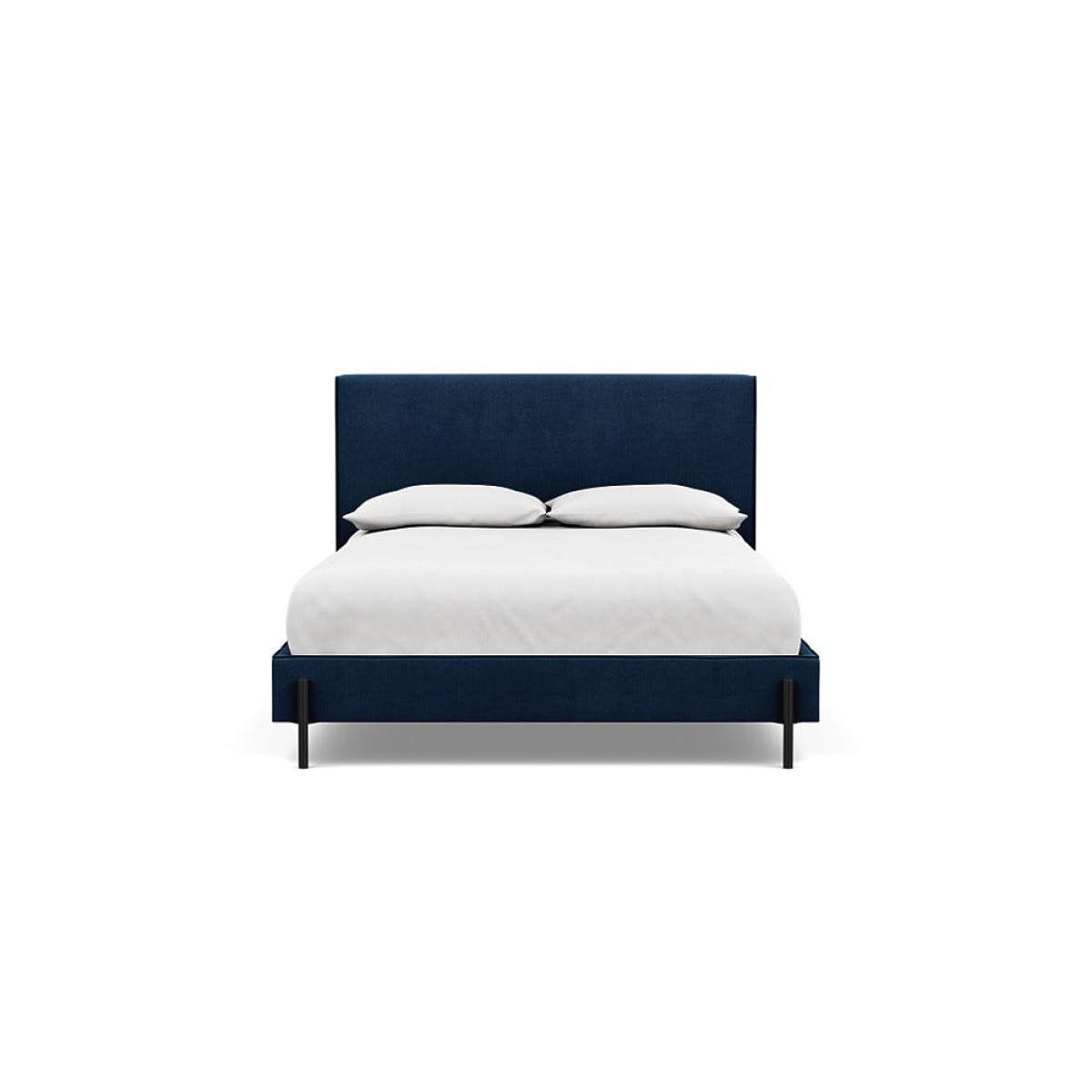Heal's Tortona Double Bed Capelo Linen-Cotton Inkspot Black Feet – image 2